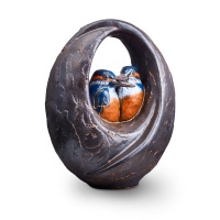 kuv2000_keramiek_ijsvogel__duo_setje_in_boog_op_rots_groot_2000_ml_-_30_cm